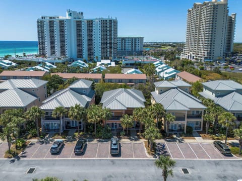 Aerial view Miramar Beach Villas