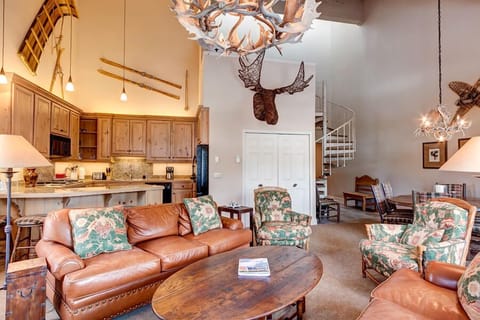 Tyra Summit Living Area Breckenridge Lodging Vacation Rentals