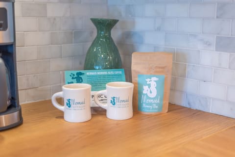 Mermaid Bliss Coffee - Enjoy your free complimentary sample of Mermaid Morning Bliss coffee while here and remember it is available for purchase in full-size bag at Seaside Sisters on Tybee.  Proceeds go to sea turtle preservation on Tybee and throughout the world!