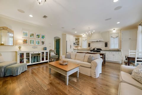 COMBINED OPEN LIVING, DINING, AND KITCHEN VIEW ON FIRST FLOOR