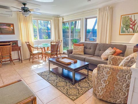 This oceanfront unit is the ideal vacation home.  You are feet from both the pool and ocean!
