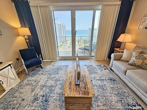 Gulf and beach views