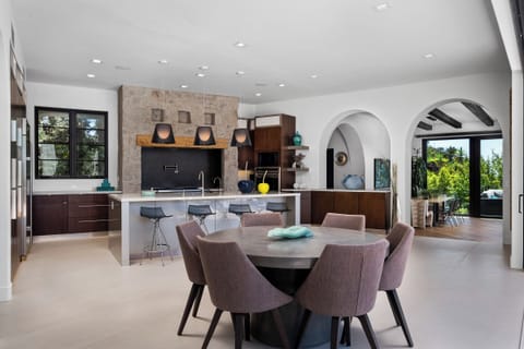 Dining area off of the kitchen