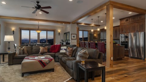 Mid-level living room