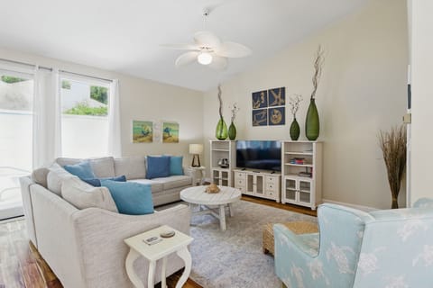 Living Room with Flat Screen TV