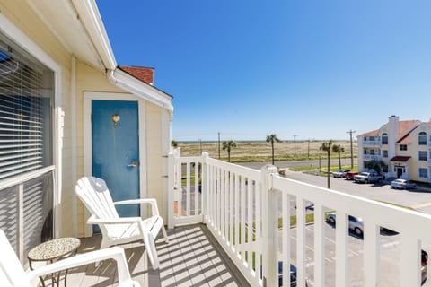 Step onto your private balcony and soak in panoramic ocean views while relaxing in comfortable seating.
