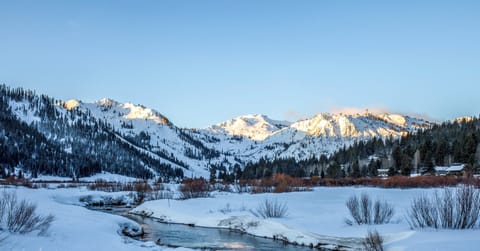 this home is located right in Squaw Valley, about a mile from the village.