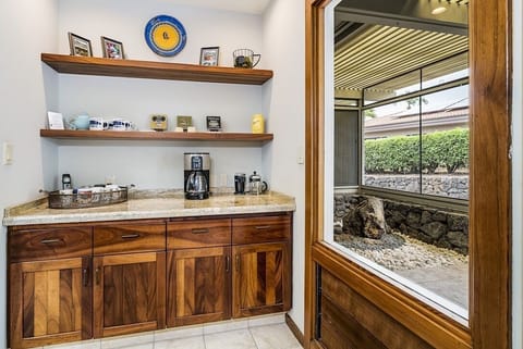 Coffee Station and additional outdoor seating