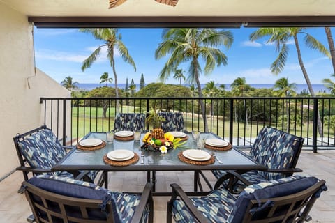 Outdoor dining with amazing views