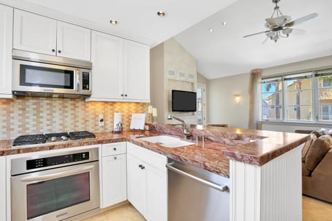 interact with family and guests while putting the finishing touches on your meal