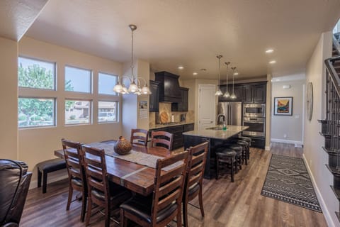 View from Dining Table - Share memories and stories while enjoying a family style meal around the Dining Table.