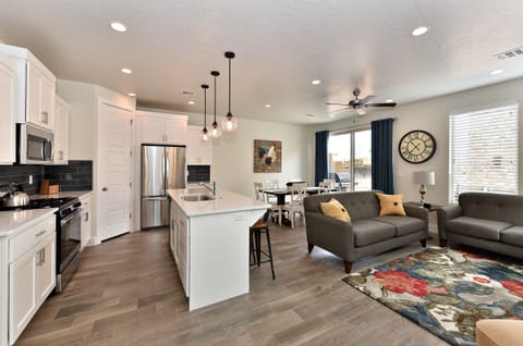 Kitchen View - With an open and spacious floor plan, the Dining Room and Kitchen can accommodate meal preparations for groups large or small.