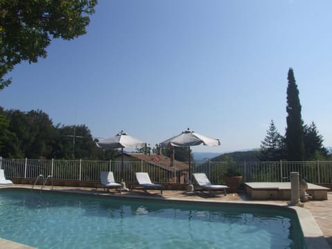 Water, Sky, Plant, Swimming Pool, Tree, Outdoor Furniture, Shade, Sunlounger, Umbrella, Building