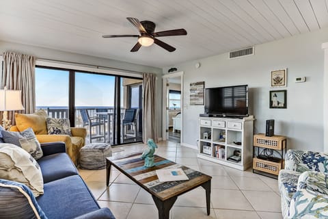 Living Room and Balcony with Ocean View