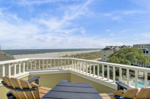 Rooftop deck with stunning ocean views.
