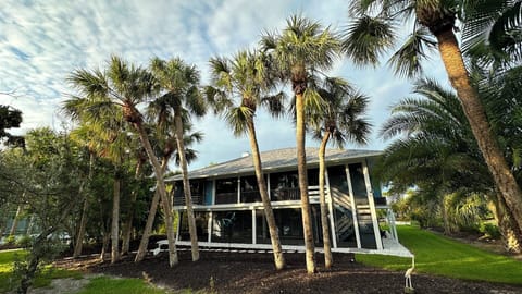 Follow the private path from the house to the pool and clubhouse.