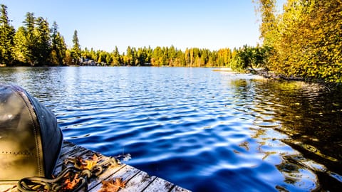 Your view from our private dock