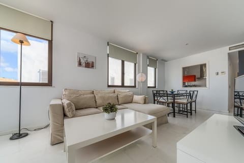 Sofas and table of Mercurio Apartment 2  in Villas Flamenco Rentals in Conil