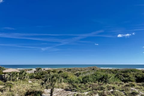 Oceanfront view from balcony