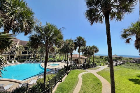 Ocean side view from balcony