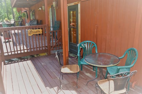 Grill out over the river and enjoy peaceful dining surrounded by nature.