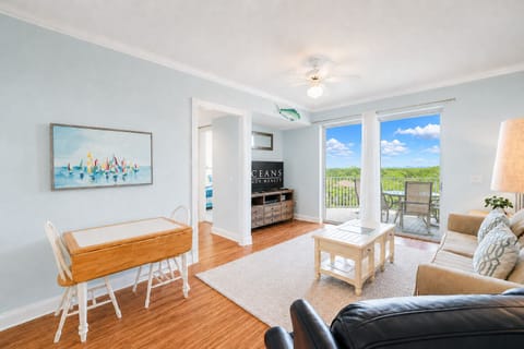 Bright, open living room