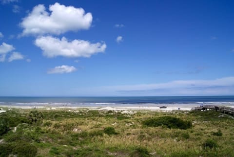 Ocean front view from balcony