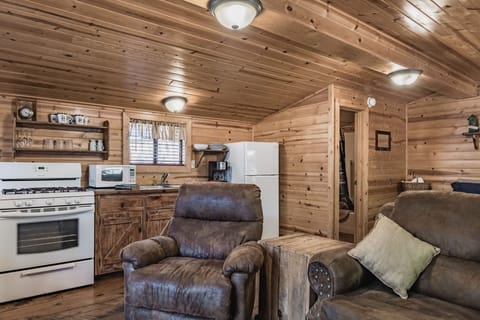 Compact but complete with everything you need for a weekend in.