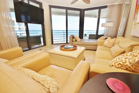 Living Room with Stunning Ocean View