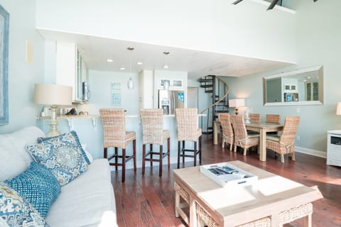 Open Concept Living Room - Dining Room - Kitchen