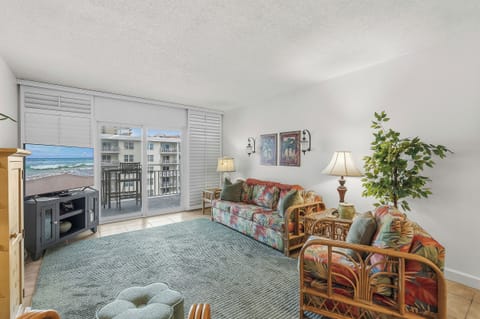 Living room with balcony access