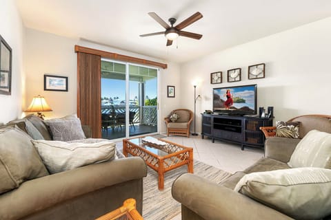 Living room of our 2 bedroom 2 bath villa