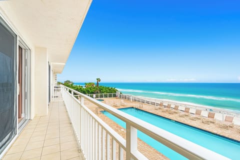 Private, oceanfront balcony