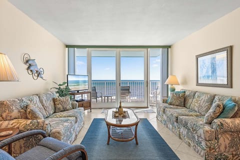Coastal Living Room with Ocean Views