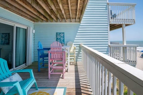 Oceanfront Balcony with NEW Polywood Furniture