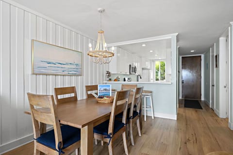 Open dining space just steps from the kitchen, perfect for entertaining