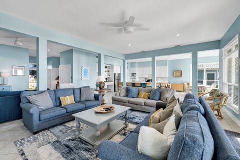 Open-living concept on the main floor