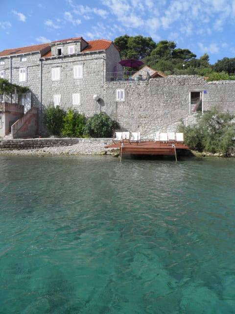 House viewed from the sea