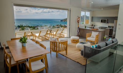 Spacious Living Room with Spectacular Views of Town and San Juan del Sur Bay