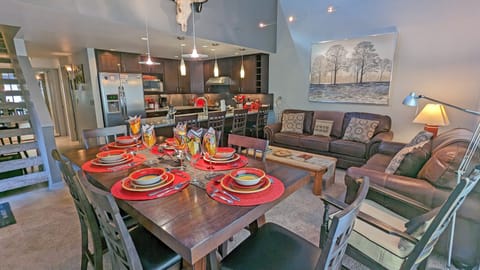 The open concept downstairs