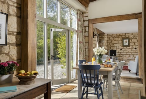 Ground floor: Dining room opening onto both kitchen and sitting room