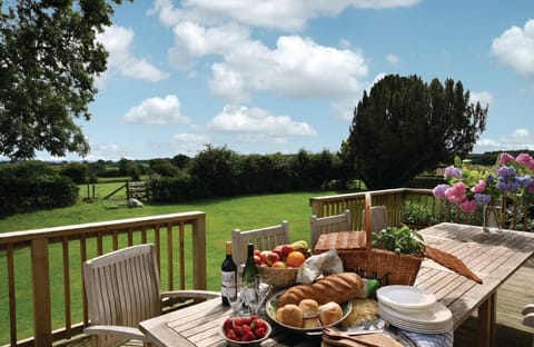 Large decked area for al fresco dining