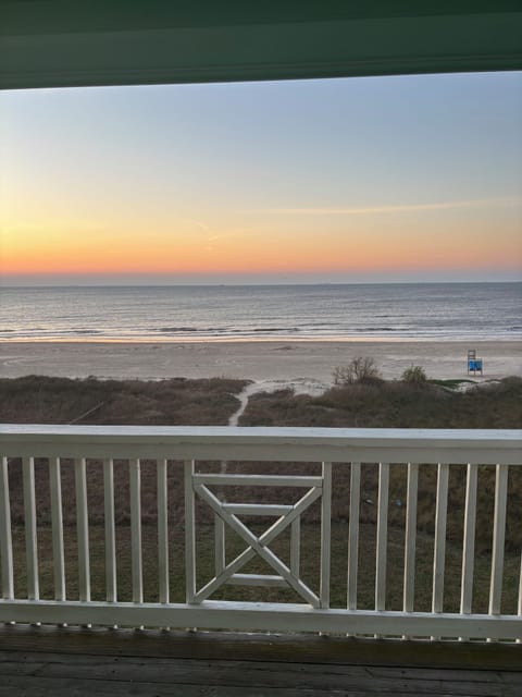 Beach front views from the den