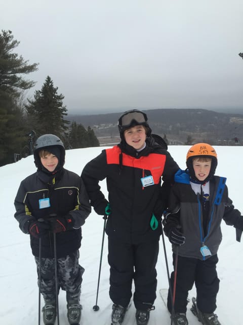 ski slope in winter
Pool & lake & boating in summer 
