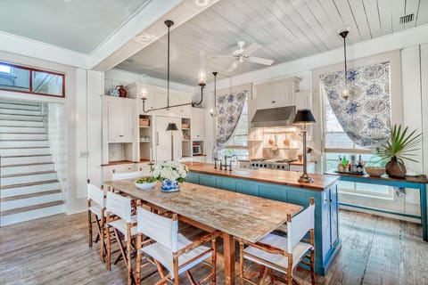 Dining table seats 10