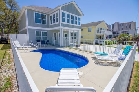 You will enjoy a cool dip after a hot day on the beach