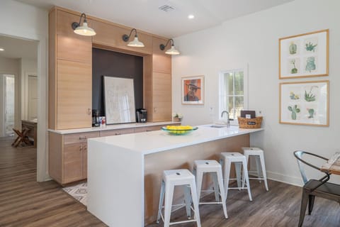 WET BAR AREA | Coffee & Adult Beverages!  3 Drip Coffee Makers & 1 Keurig.