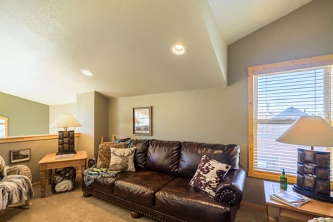 Another angle of the loft. Lake Granby views through window