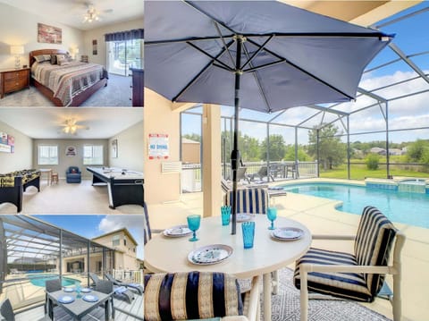 Vacation rental near Disney managed by Orlando rent a villa with screened in pool