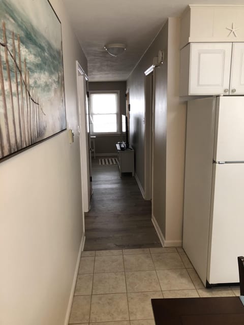 looking into living room from kitchen